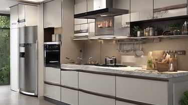 black dining set near white wall