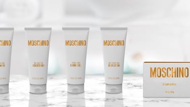 Moschino tube hotel bathroom amenities hotel collection Trendlux Malaysia
