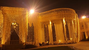 Dubai wedding lights