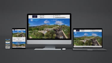 Aperçu d’un projet architectural 3D diffusé sur une page VEFA responsive