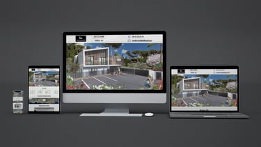 Présentation digitale d’un projet VEFA avec maquette responsive