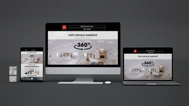 Intégration de plans architecturaux 3D sur un site de vente sur plan