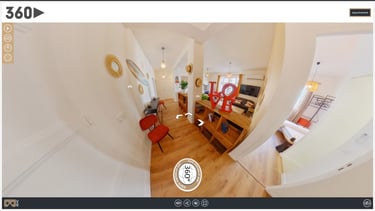 La visite virtuelle d'un bien immobilier à louer à Toulon