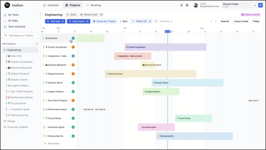Motion Timeline View