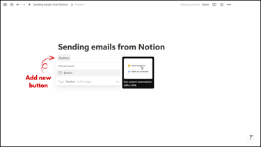 New Notion Button