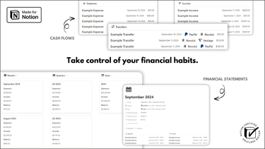 Notion Templates | Ultimate Finance OS™  | Cover 1