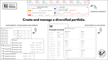 Notion Templates | Ultimate Finance OS™  | Cover 5