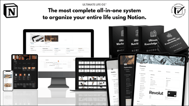 Notion Templates | Ultimate Life OS™ | Cover