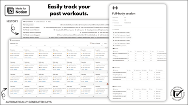 Notion Templates | Ultimate Workout OS™  | Cover 5