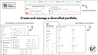 Notion Templates | Ultimate Finance OS™ | Cover 6