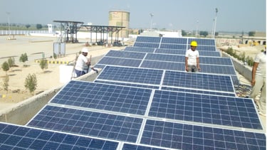Solar EPC project by Gavi Infra for industrial rooftop client in northern India