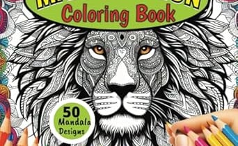 Amazing Mandala Patterns Coloring Book for Adults & Teens