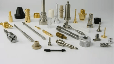 Swiss screw machining components