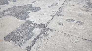 cracks on concrete need repairing or replacement