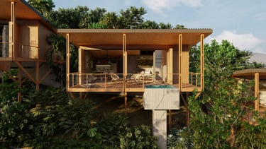 Bungalows vue mer Miches