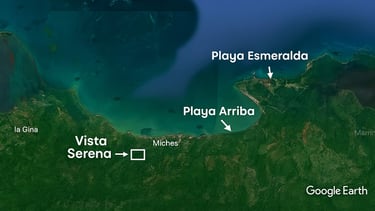 Photo satellite Miches Playa Esmeralda