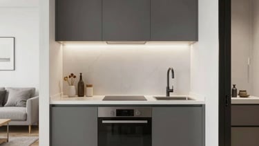 low angle view photography of a gray building