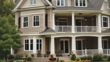 low angle view photography of a gray building