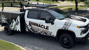 pinnacle masonry custom truck