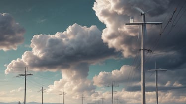 a street light with two cameras on top of it
