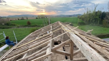 rénovation d'une charpente dans le Tarn