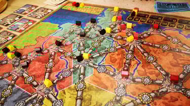 stalo žaidimas Power grid