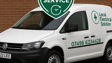 emergency electrician near me service van