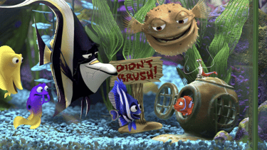 nemo no aquário