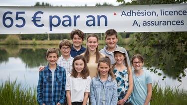 Les jeunes de 6 à 16 ans 50 € Adhésion et assurances + 15 € licence A