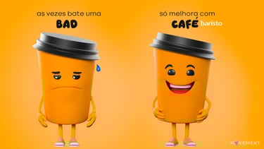 mascote 3D e personagem 3D Produtora Movement