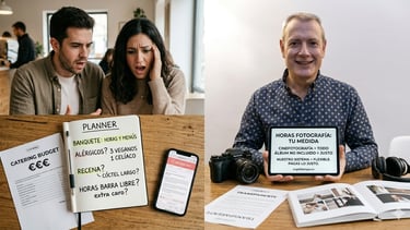 fotografo de bodas en Barcelona con tarifa justa y flexible