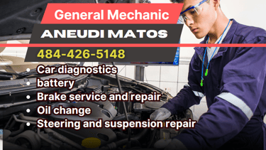 a mechanic working on a car in a garage