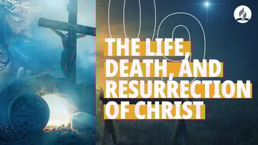 Jesus Christ being crucified
