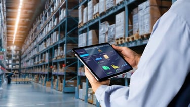 Dashboard showing order tracking