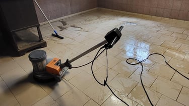 Prestations professionnelles par DV NET : Décapage lustrage de vos sols tout matériaux