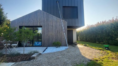 DV NET Nettoyage d’un bardage sur Oberhausbergen