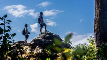 Enjoying the view from Ramitey Dara