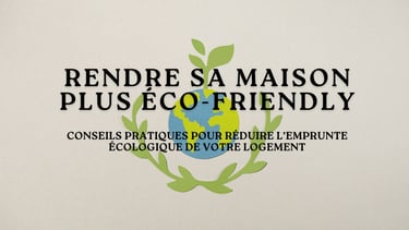 maison écologique éco-friendly