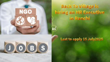 Back To Village is hiring an HR Executive in Ranchi