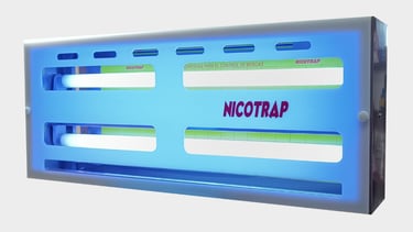 Insectocapturador UV para capturar moscas en la industria alimenticia
