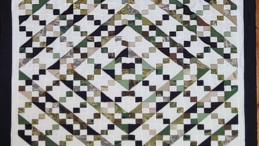 Memory keepsakes made from military uniforms.