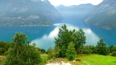 Norwegen, Bergen, Fjord