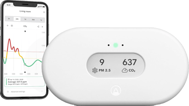 airthings air radon quality monitor
