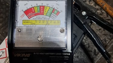 Testing the battery voltage after a completed mobile install