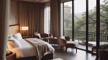 low angle view photography of a gray building