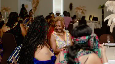 Guests celebrating at a private event venue in Atlanta