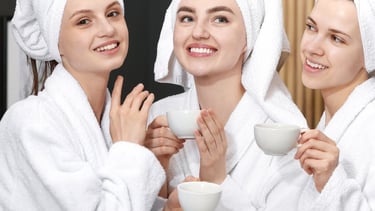 Beauty packages combining hair, skin and grooming services
