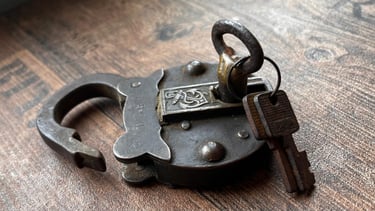 You're the lock. And you need your key. 