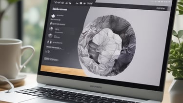 A candidate confidently practicing interview answers with a coach via video call.