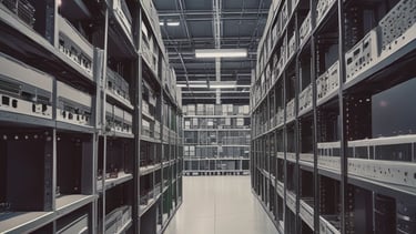 A sleek antenna tower emitting wireless signals against a clear blue sky.